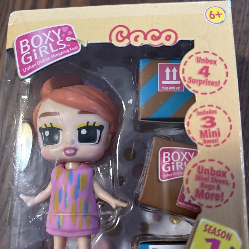 Jay@Play Boxy Girls Mini Doll Coco 3.5" Pink New Season 1 Unboxing Toy - Picture 2 of 8